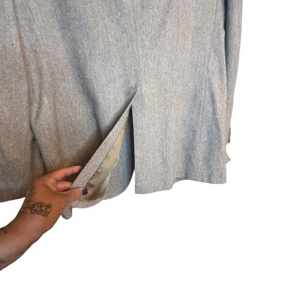 Pendleton Vintage Western Taupe 100% Virgin Wool MENS Two Button Blazer sz 42 - Picture 3 of 11